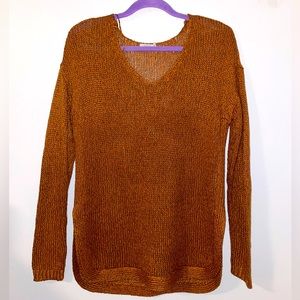 Francesca’s Professor Sweater with Elbow Patches — NEVER WORN